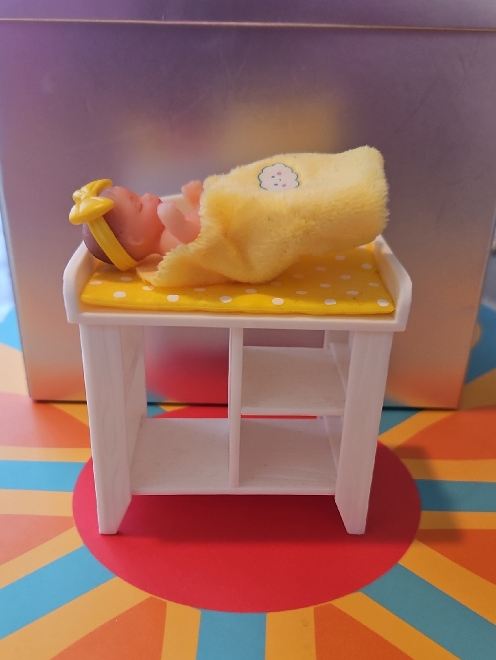 Zuru Mini Baby Doll with Polka Dot Changing Pad